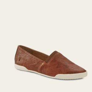 Frye Melanie leather slip on shoes/ flats